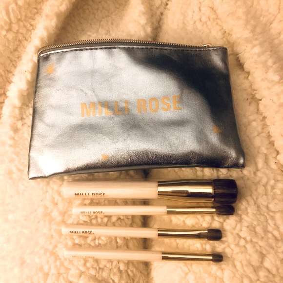 Milli Rose brush set with travel bag - Picture 6 of 6